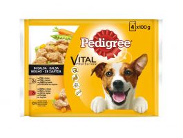 Pedigree POLLO BUEY VERDURAS 4X100Gr.(CS22M)