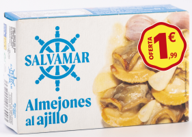 salvamar ALMEJAS AL AJILLO PVP 1,99EUR OL-120