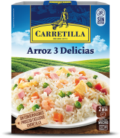 Carretilla ARROZ 3 DELICIAS 250Gr.