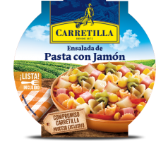 Carretilla ENSALADA DE PASTA CON JAMON 240Gr.
