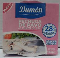 Dumón PECHUGA DE PAVO AL NATURAL 155Gr.