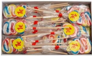 Aromas PIRULETAS COLORES 60Gr. 1EUR