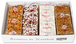 (328)Aromas STDO. TABLETAS TURRON CACAH. S/AZUC. (16u.) 1EUR